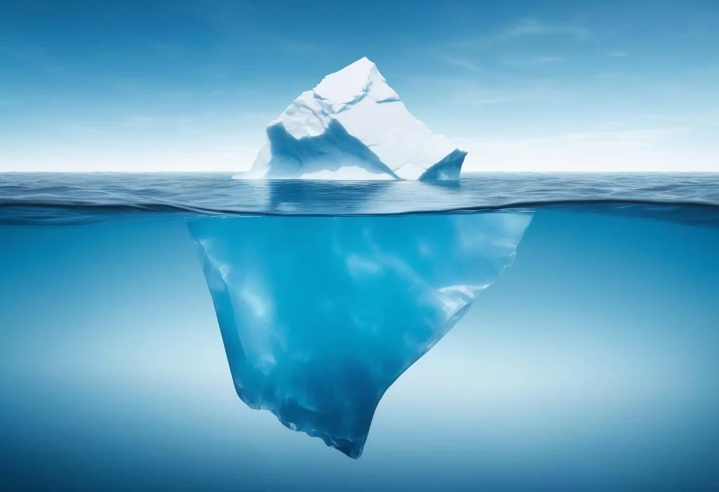 氷山のイラスト